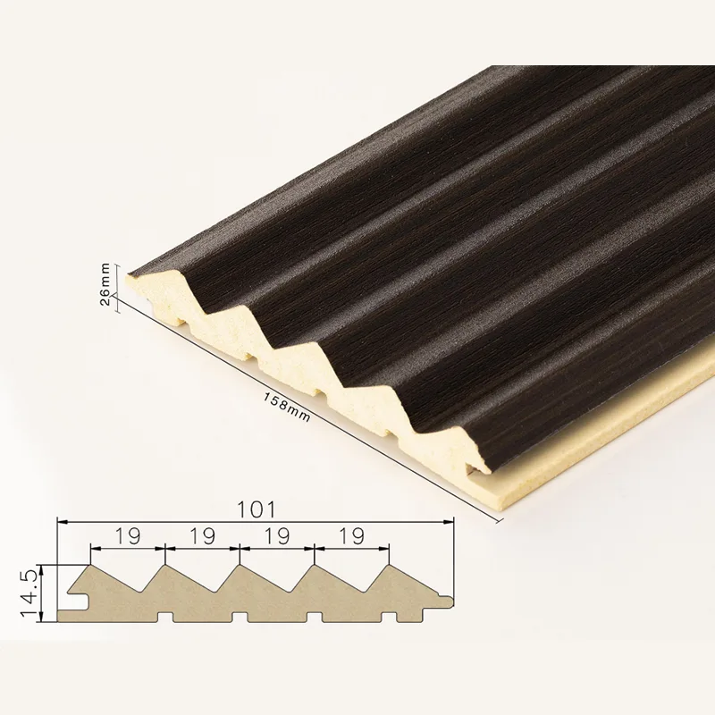 95 ٹھوس خصوصی شکل والا 5-گرڈ فلوٹڈ پینل